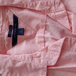 Tommy Hilfiger Pink Blouse with Striped Pattern